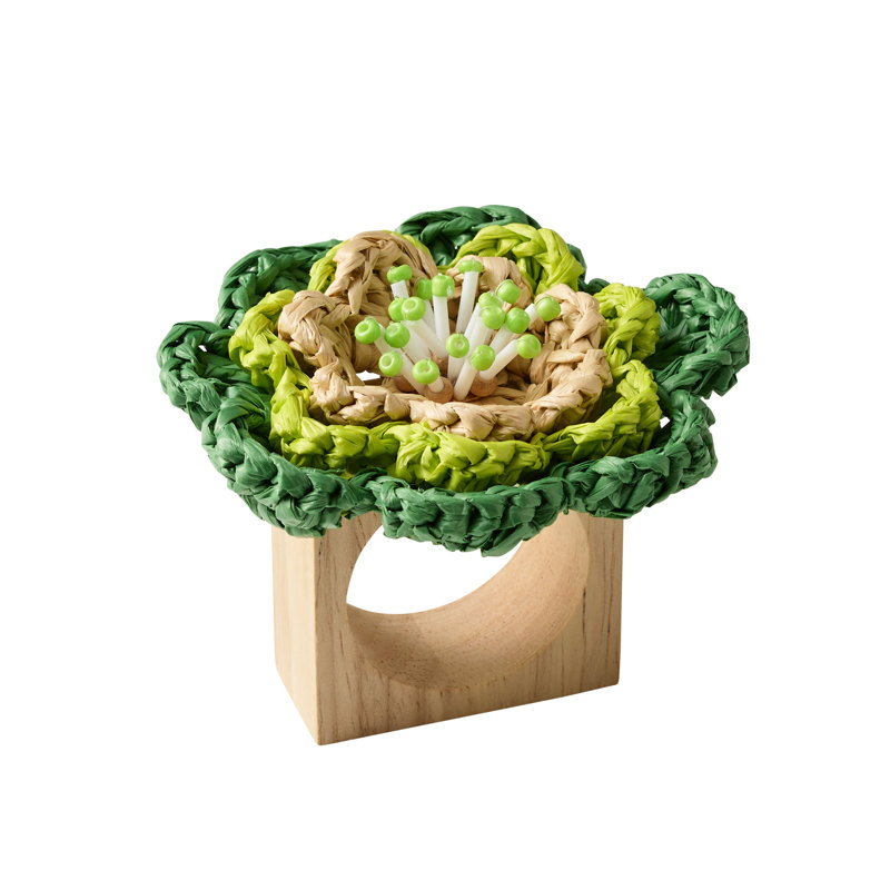 Pareo Napkin Ring, Green/Lime