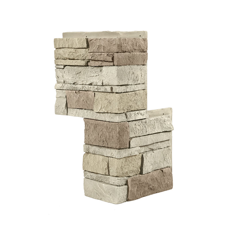 12" x 22.5" Stone Wall Paneling, Vanilla Bean