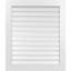 Évent à pignon fonctionnel en uréthane rectangulaire à fixation en surface, brun clair apprêté-101813687