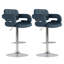 Tabouret de bar rotatif à hauteur ajustable Quira-1810062799