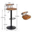Swivel Upholstered Adjustable Height Counter Stool