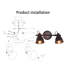 Projecteur enfichable Javary Steel-1022285396