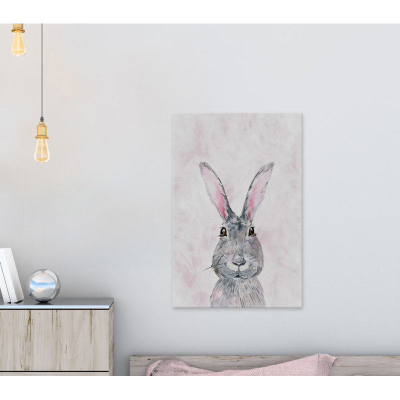 « happy lapin ii », art sur toile Bewildered Rabbits, H 30 po x l 20 po x P 1,5 po