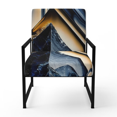 Crillon - Fauteuil d'appoint rembourré en marbre
