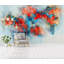 Murale abstraite de couleur de démarrage à fleurs Anotidaishe-2031984042