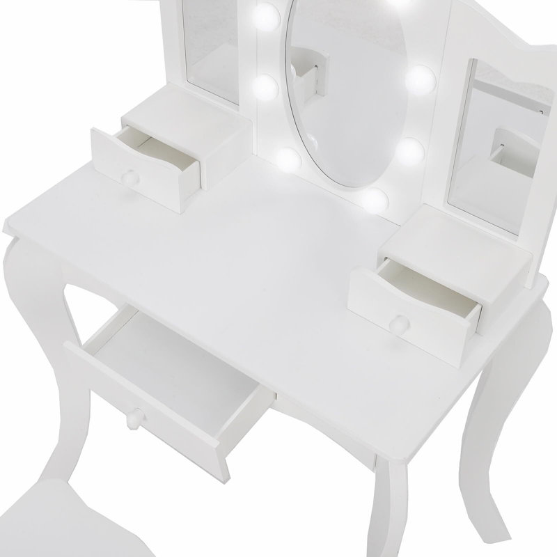 Coiffeuse Ileane, Blanc
