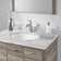 Allora USA 12.25'' White Vitreous China Oval Undermount Bathroom Sink with Overflow