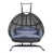 Blue Cushion/Black Frame