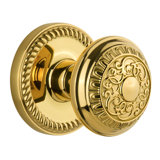 Grandeur Newport Rosette Double Dummy with Windsor Door Knob