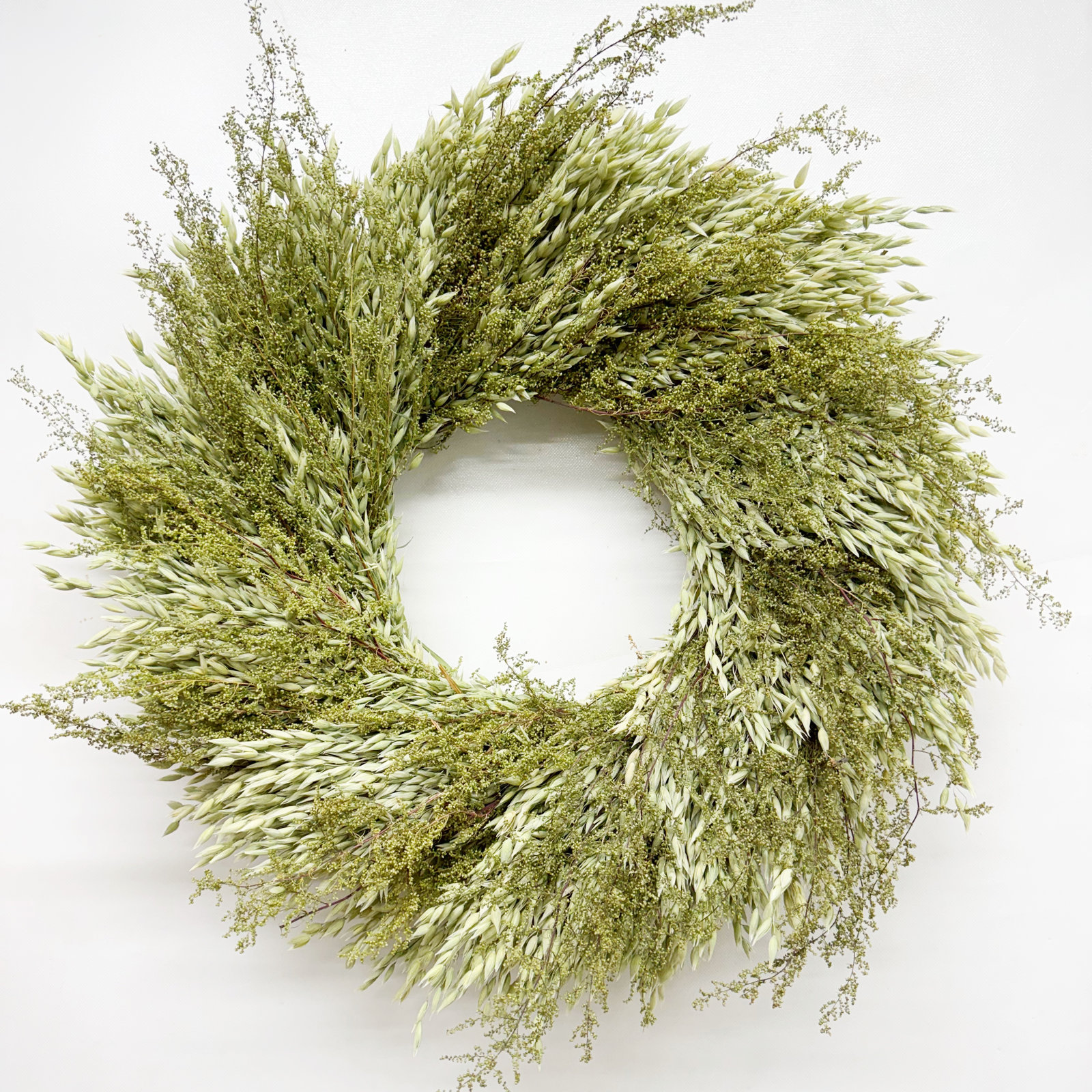 Handcrafted Oats Wreath, 30" W x 30" H x 6" D