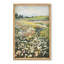 16 x 24 pouces, impressions sur toile encadrées de champ de fleurs sauvages classiques pour chambre à coucher et salle à manger, décoration murale, pré