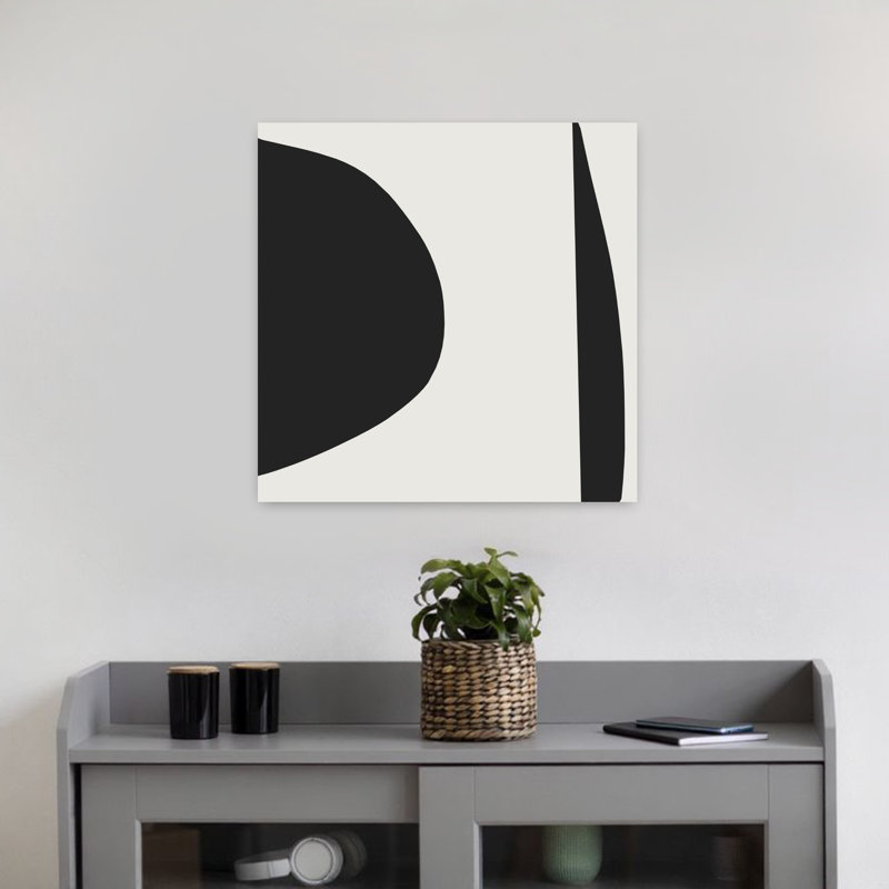 Art contemporain abstrait géométrique contemporain, H 18 po x l 18 po