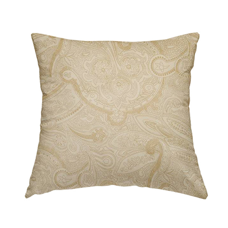 Elmina Square Cushion, 55cm H x 55cm W x 5cm D, White