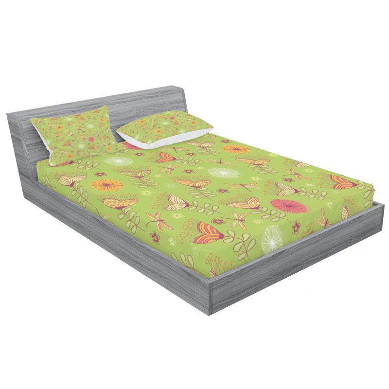 Microfiber Sheet Set, Full Sheet Set with Fitted Sheet