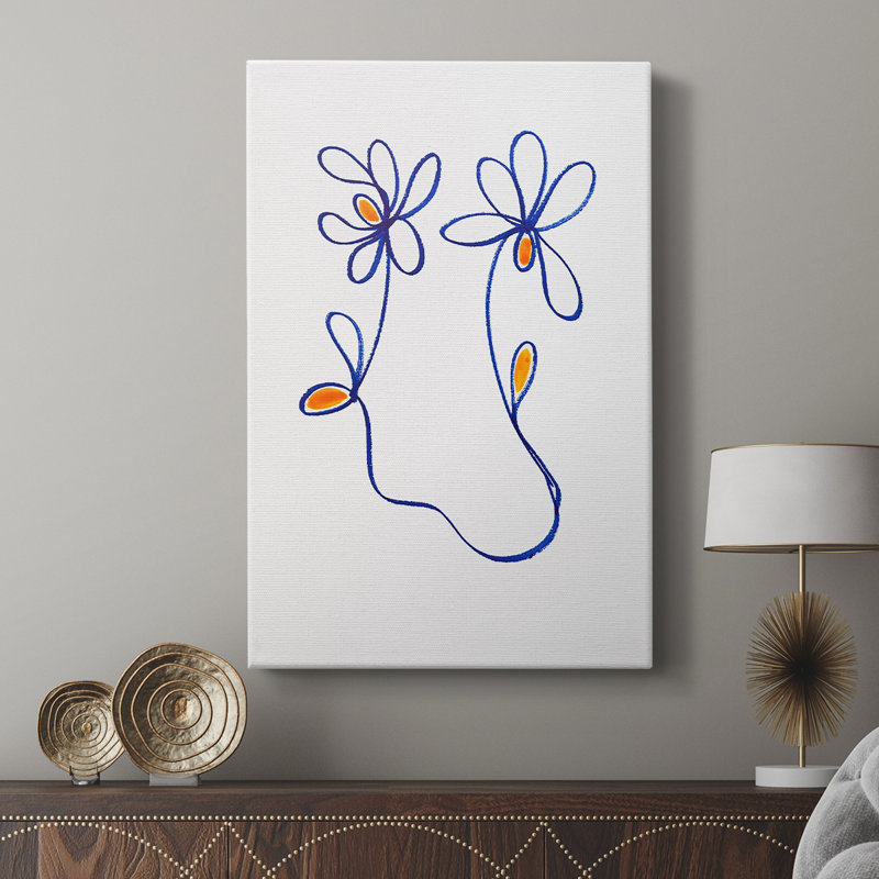 Wobblement Blooms IV - galerie sur mesure, H 36 po x l 24 po