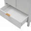 Ensemble de meuble-lavabo 24 po avec lavabo, conception moderne avec panneaux de porte texturés, charnières à fermeture en douceur et grand espace de rangement-129184270