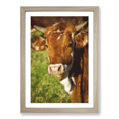 Portrait of a Cow Vol.2 - Framed Print