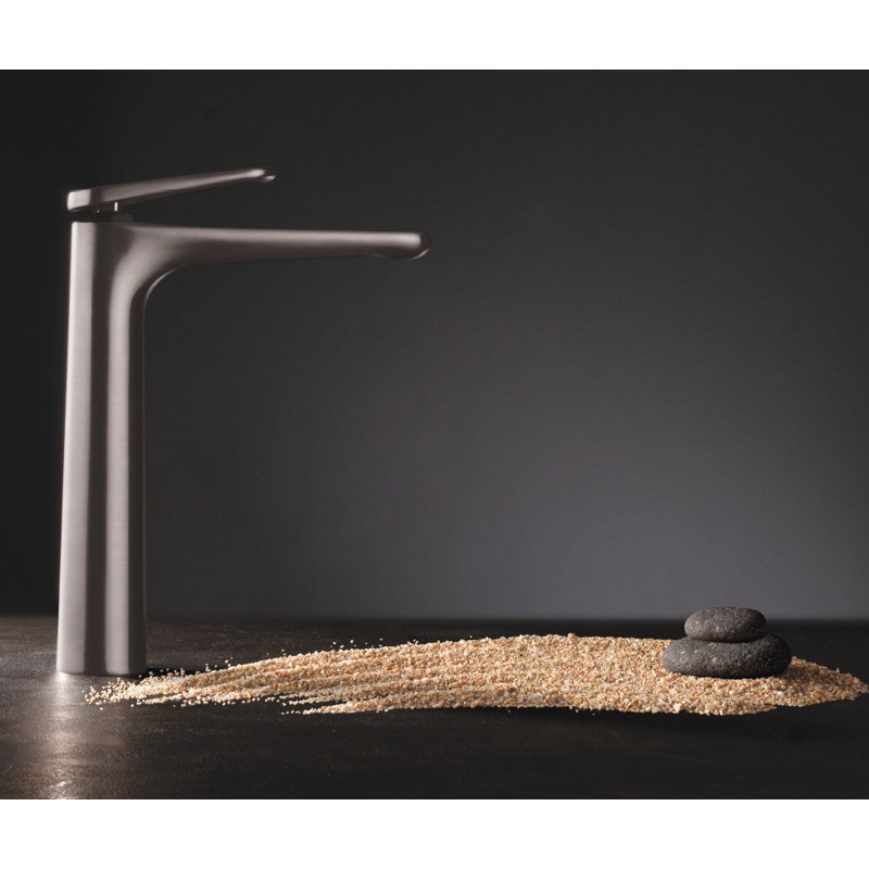 Vibiana Single-Hole Single-handle Vessel Bathroom Faucet, Matte Black