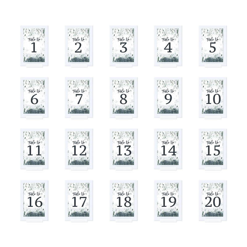 Paper Table Number