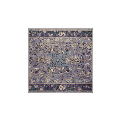 Tapis rose lavable à la machine