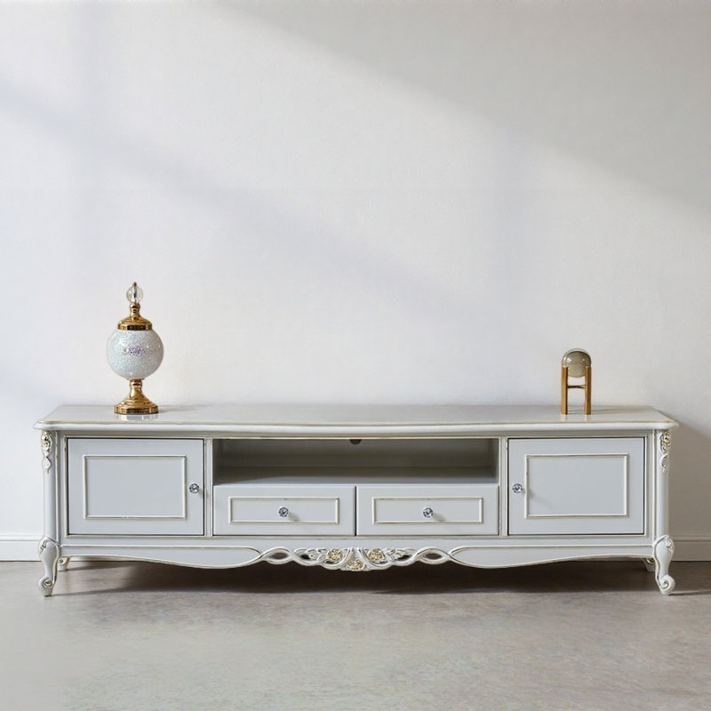 Simple And Creative TV Cabinet, 19.69"H x 86.61"L x 17.72"W