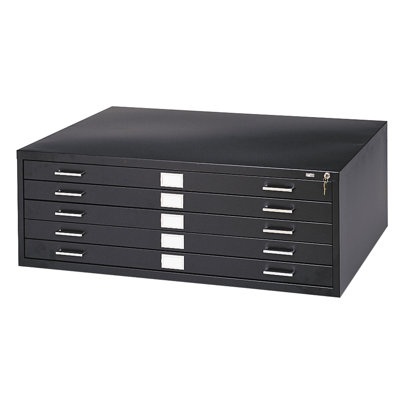 Five-Drawer Flat File Filing Cabinet