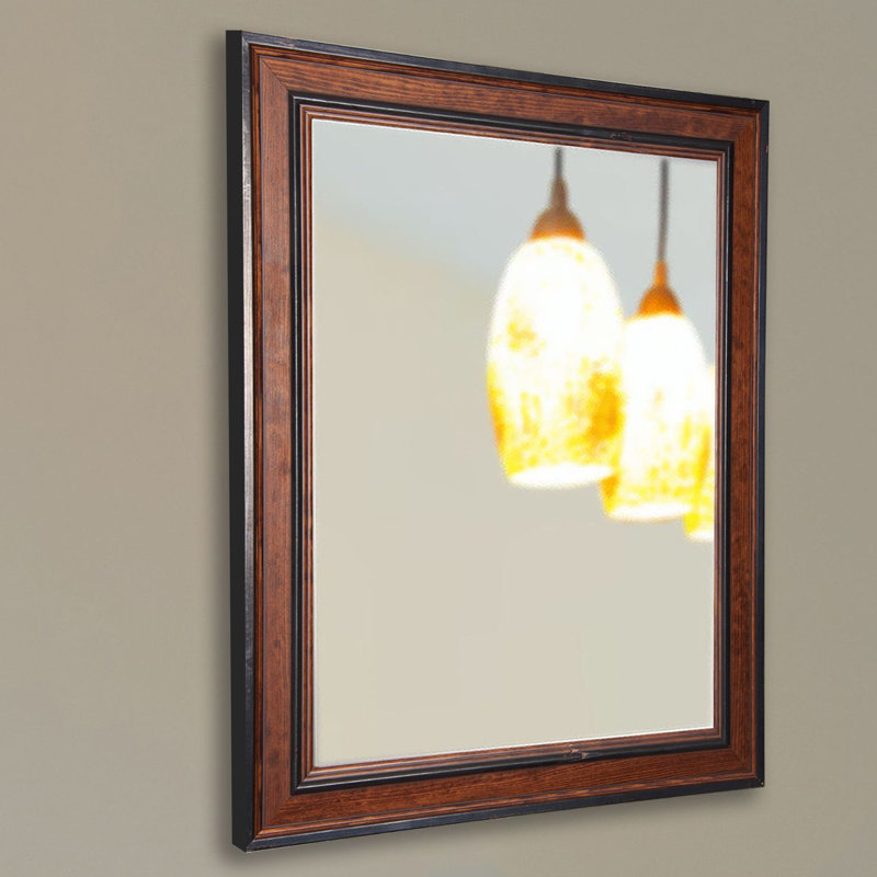 Miroir décoratif traditionnel d'Ukiah, H 38 po x l 28 po