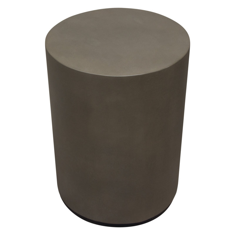 Table de bout Montage en ciment naturel gris Montage