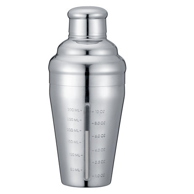 Shaker à cocktail mesuré en acier inoxydable