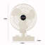 Ventilateur de table kbndieu, ventilateur de bureau à pile rechargeable avec DEL, ventilateur de table silencieux pour la maison, inclinaison à 180 °, 3 réglages de vitesse, ventilateur portatif pour le bureau, la cuisine