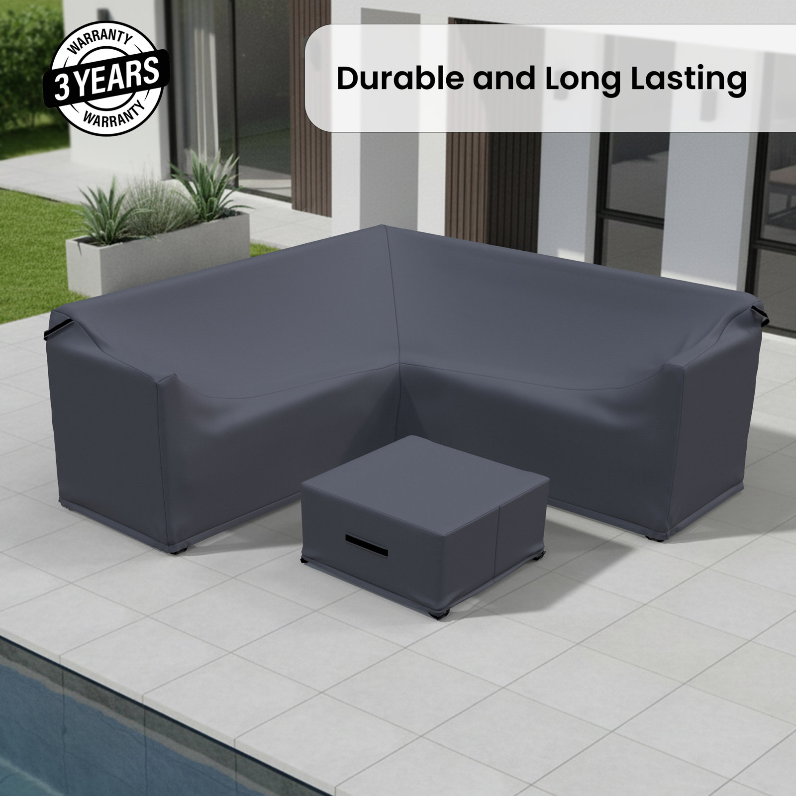23" Modular Outdoor Patio Sectional Cover