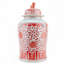 Red Floral Temple Jar