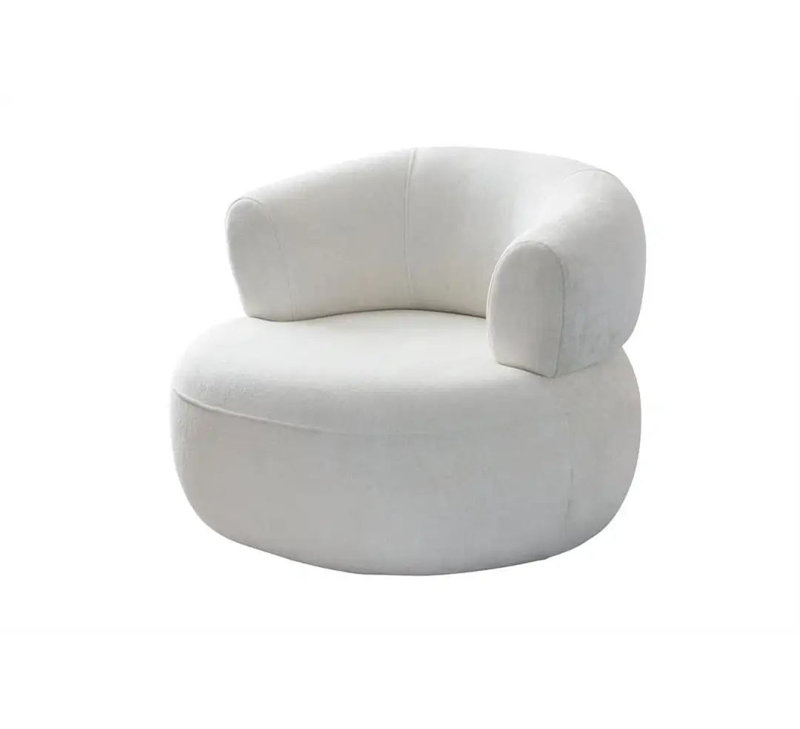 Fauteuil à oreilles, Blanc