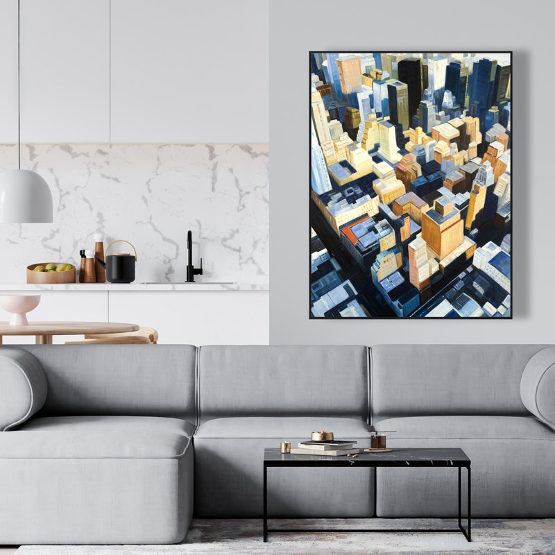 «Manhattan View - Empire State Building», art sur toile | Décoration intérieure