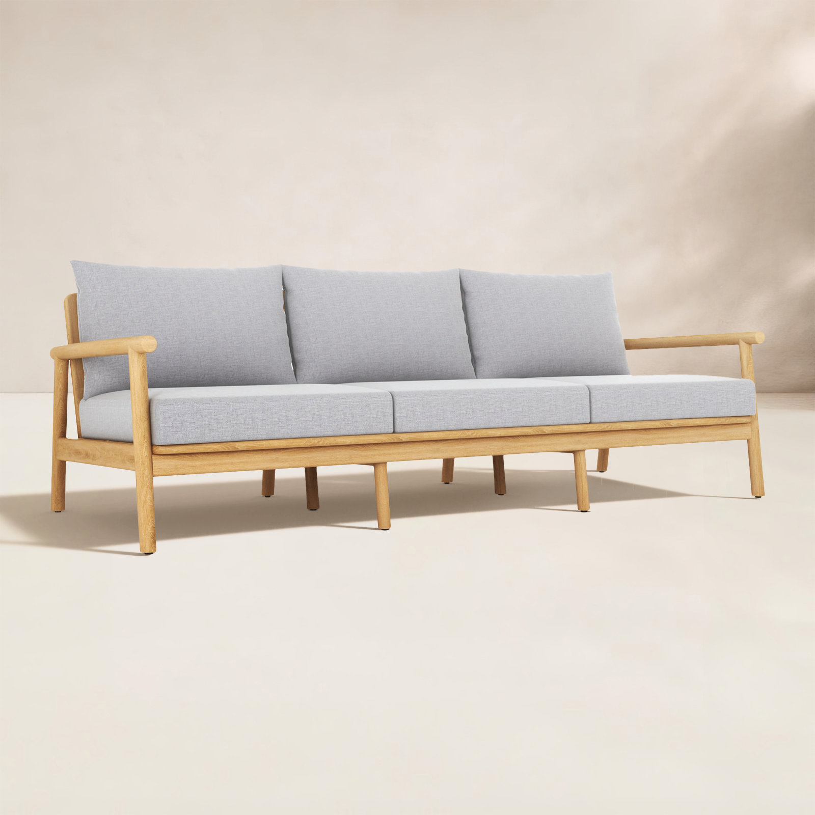 Maia 85" Patio Sofa, Gray