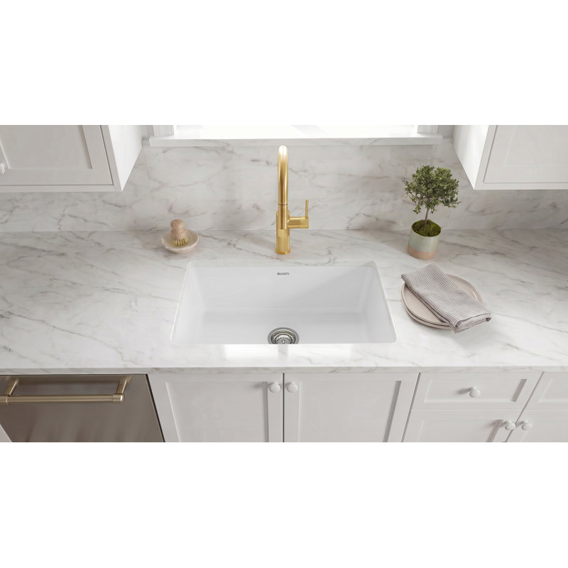 Fiamma 30" L x 18" W Drop-In Kitchen Sink, 30 inch
