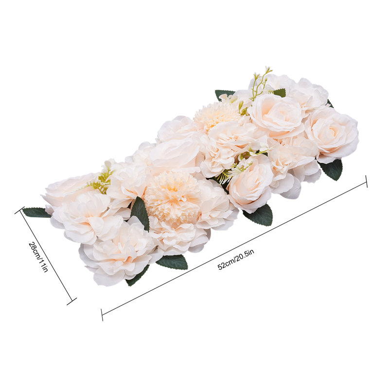 Copeland Artificial Wedding Dining Table Flower Centerpiece, Champagne