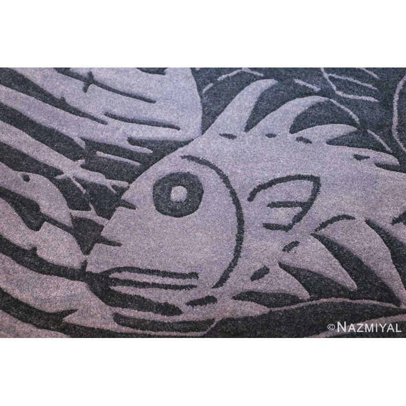 Scandinavian One-of-a-Kind Rectangle 5'7" X 8' Area Rug