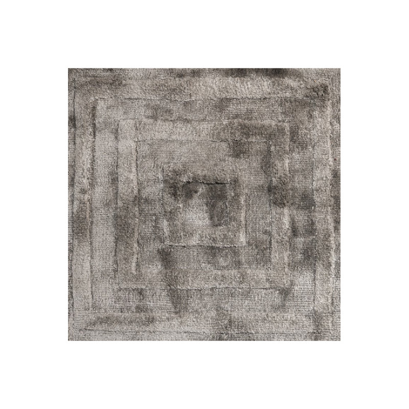 Rug Geometric Area Rug in Anthracite, Rectangle 6'7" x 9'10"