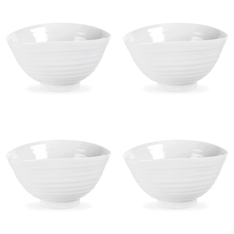 Portmeirion Sophie Conran-White Small Footed Bowl 4.5"X 2.5"