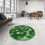Tapis vert/bleu foncé à motifs-1884556651