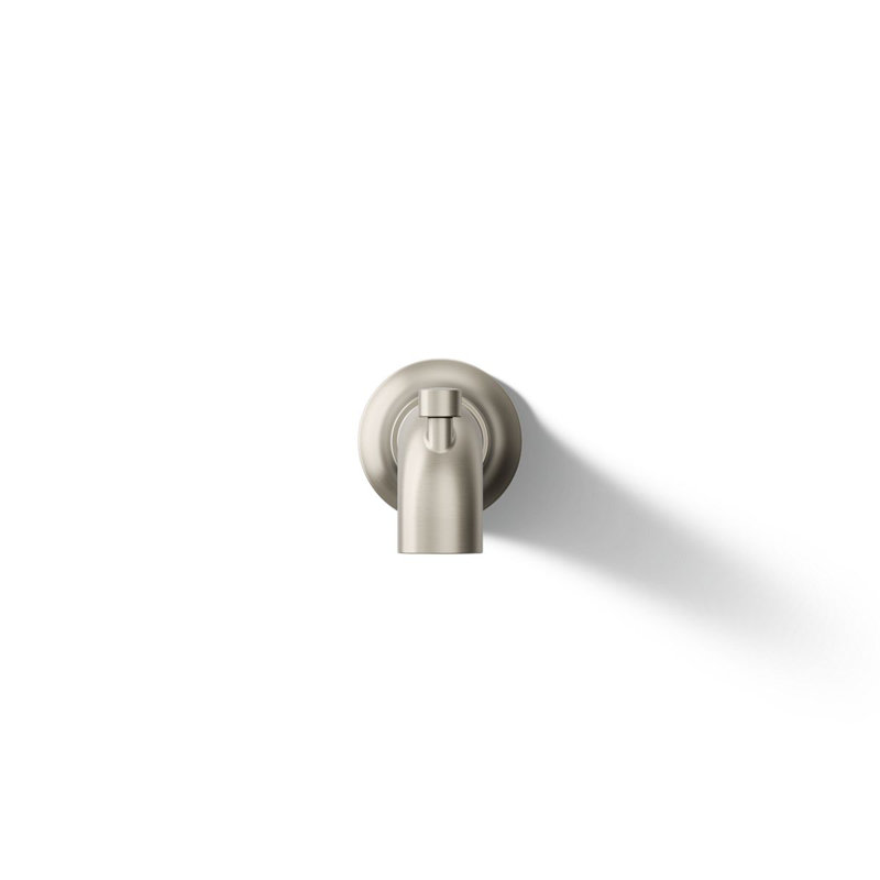 Tone Wall-Mount Diverter Bath Spout, Vibrant Brushed Nickel