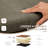 Upholstered Counter Stool with Metal Frame-682385777