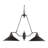 Tillar 2-Light Steel Linear Pendant 
