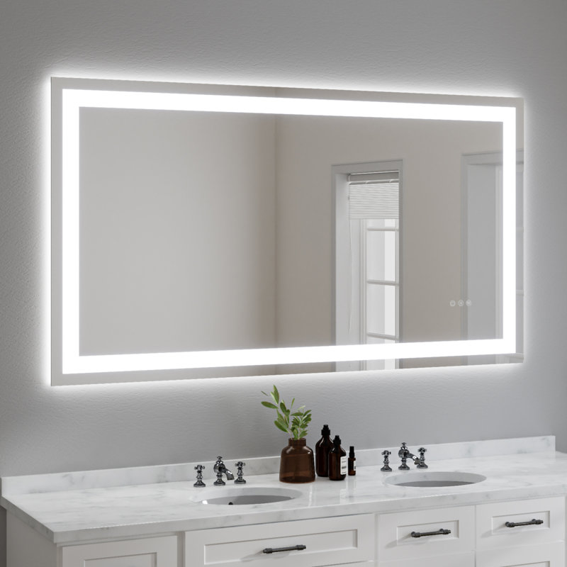 Miroir de salle de bain sans cadre