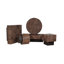 Table basse ronde en bois de manguier massif-885742297
