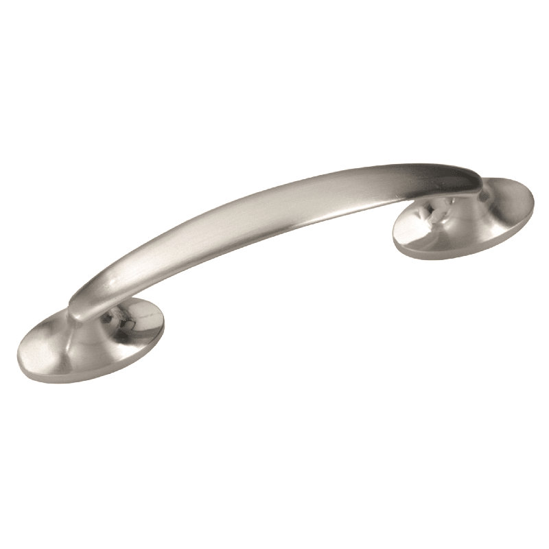 Poignée 3 po Luna Collection, Nickel satiné