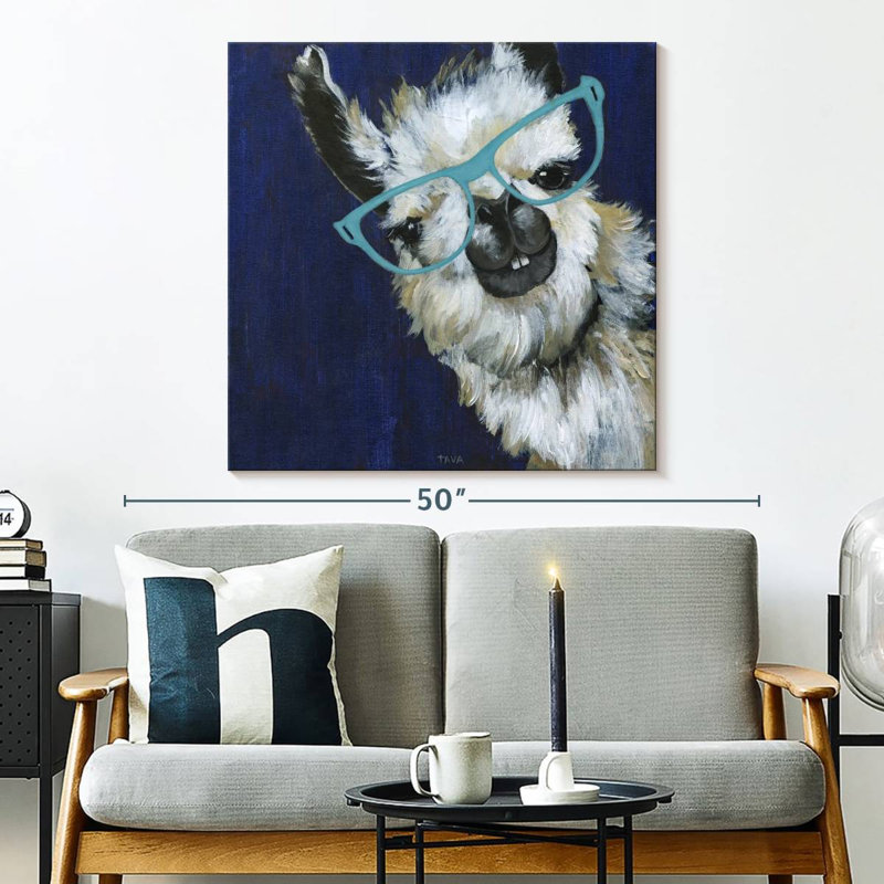 Brampt Gentleman Llama, 33" H x 33" W