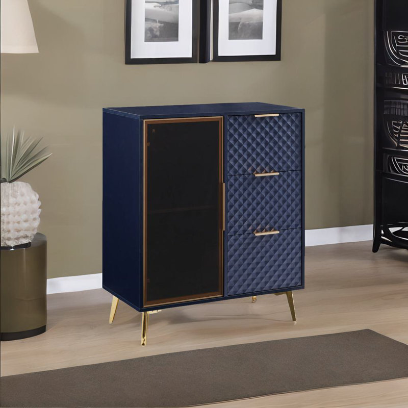 Modern Fashion Style Chest, Blue