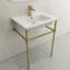 Lavabo de salle de bain rectangulaire double en argile réfractaire avec trop-plein BOCCHI Ravenna-705069583-721226975